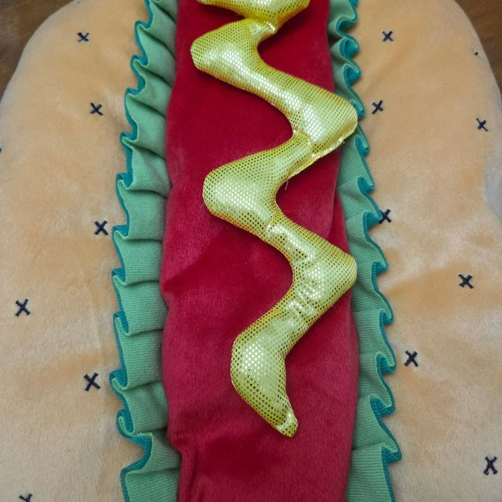 Thrills &‎ Chills Collection Hot Dog Pet Dog Cat Costume Medium Weiner Halloween